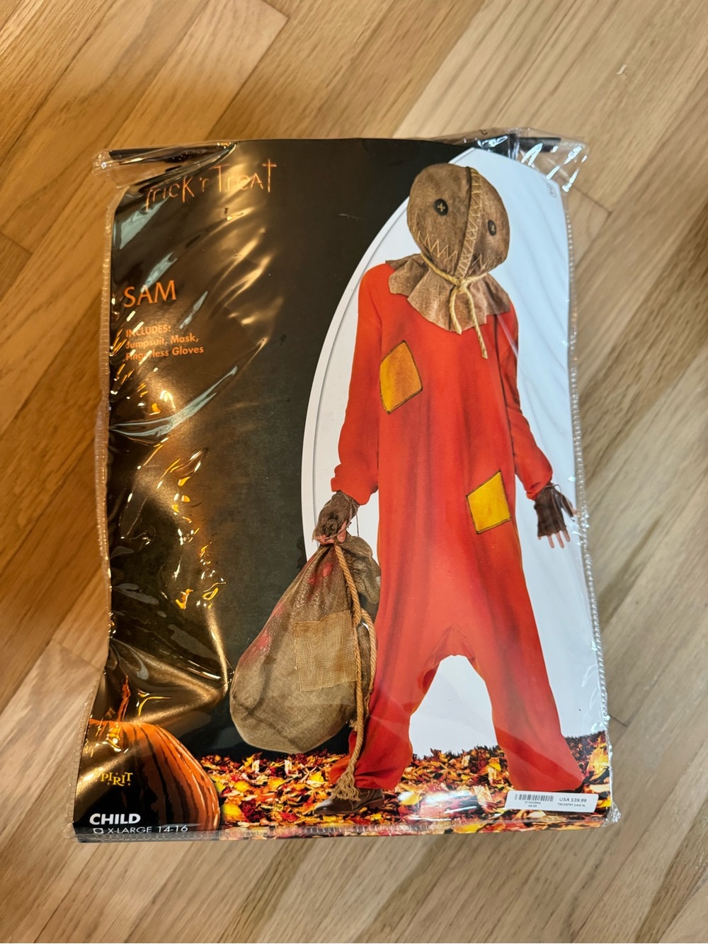 Trick 'r Treat Sam Kids Halloween Costume - Red